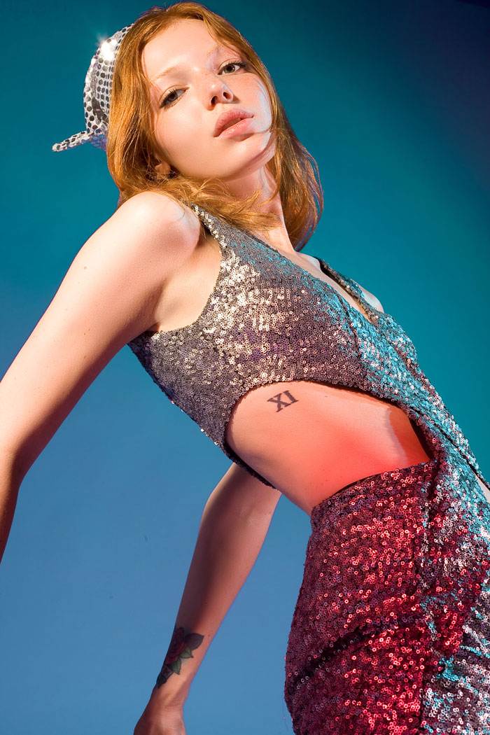 Overalls- Rigina Gilmanova; Hat - Regina Gilmanova