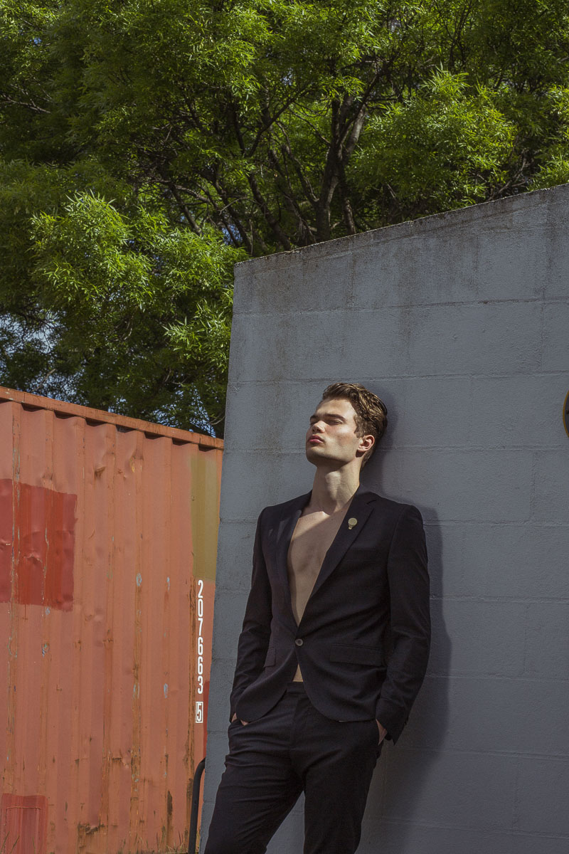 Suit: Scotch and Soda Badge: Stylists Own