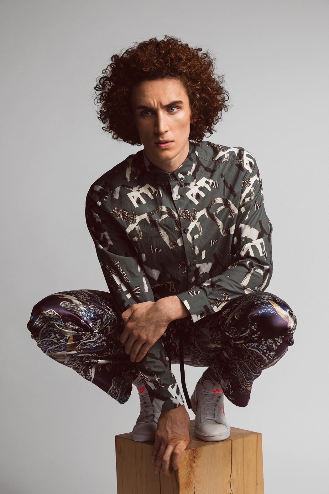 Shirt by Whyred Pants by Asos Shoes by Nike