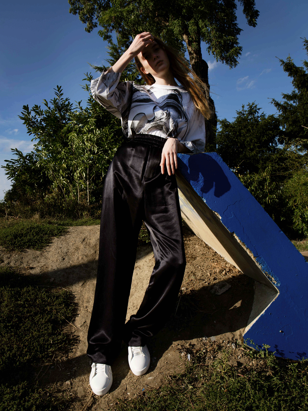 Bottoms by Sean Suen Top by THIS IS NOT CLOTHING 