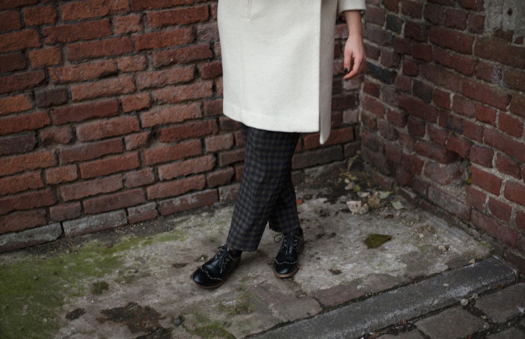 Coat by H&M Pants by Maryvet Shoes by Hudson