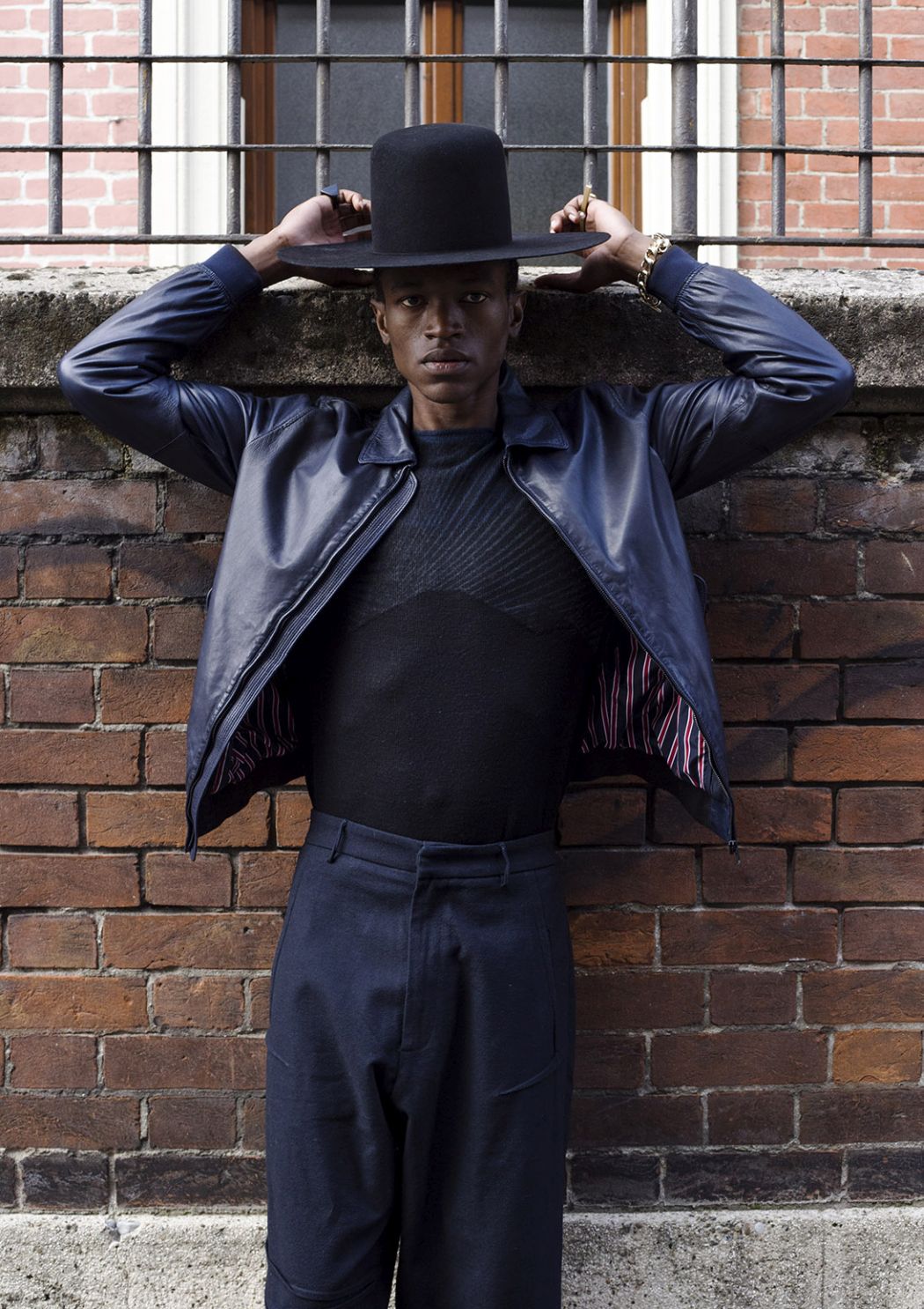 Hat by Ilariusss Jewels by Sharra Pagano Jacket by Zerosettantastudio 