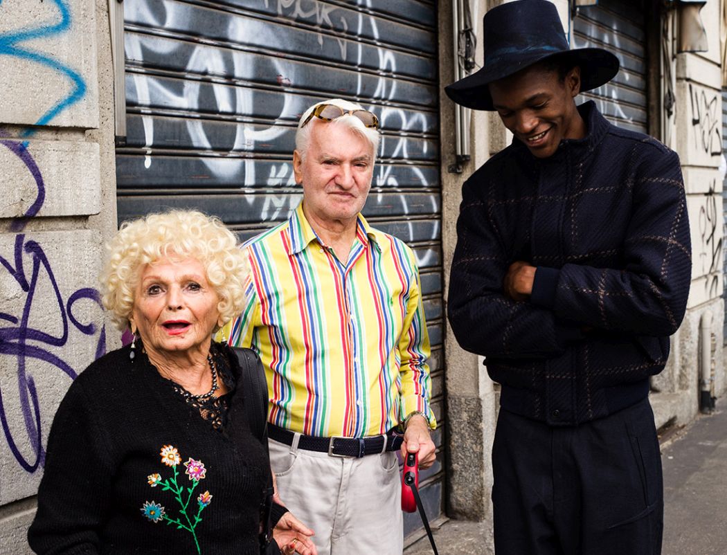 Hat by Vittorio Branchizio Bomber by Zerosettantastudio Pants by Vittorio Branchizio