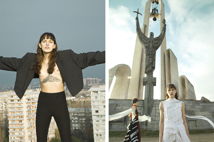 left : Situationist , right : Atelier Kikala by Lado Bokuchava