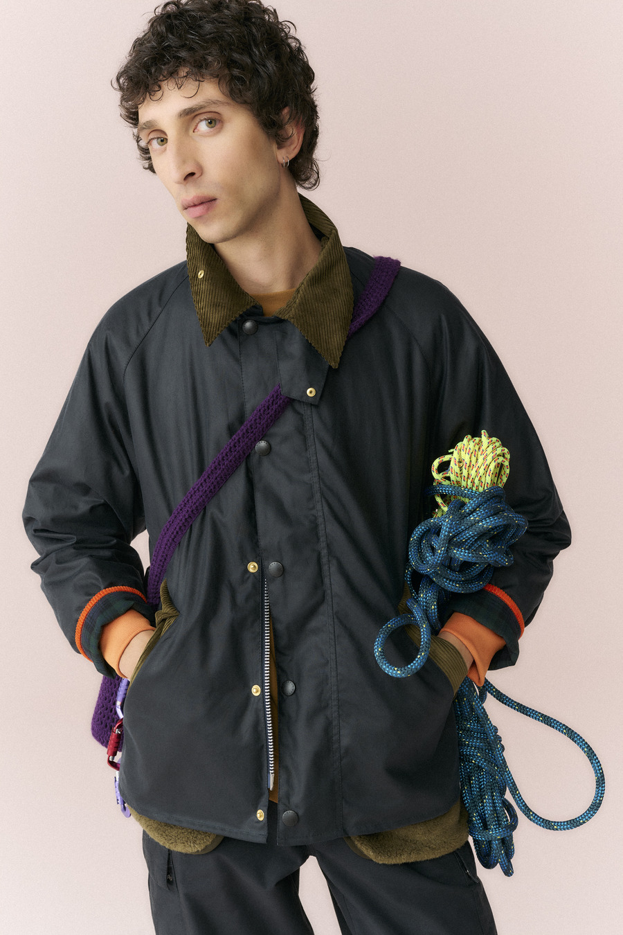 【新品】BARBOUR × Flower MOUNTAIN Mサイズ Barbour x Flower Mountain: Where British Heritage Meets Japanese